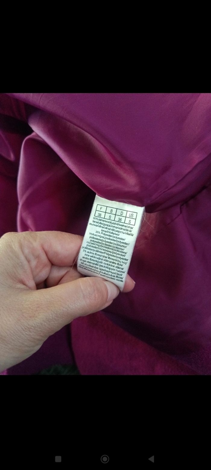 Manteau prune T38 - photo numéro 6