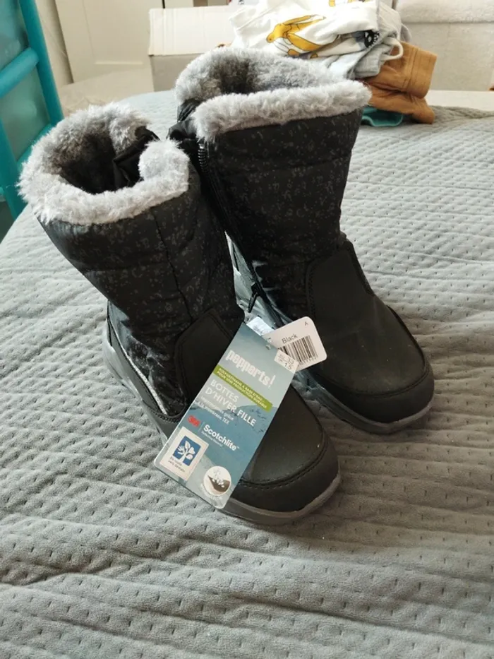 Bottes d'hiver neige