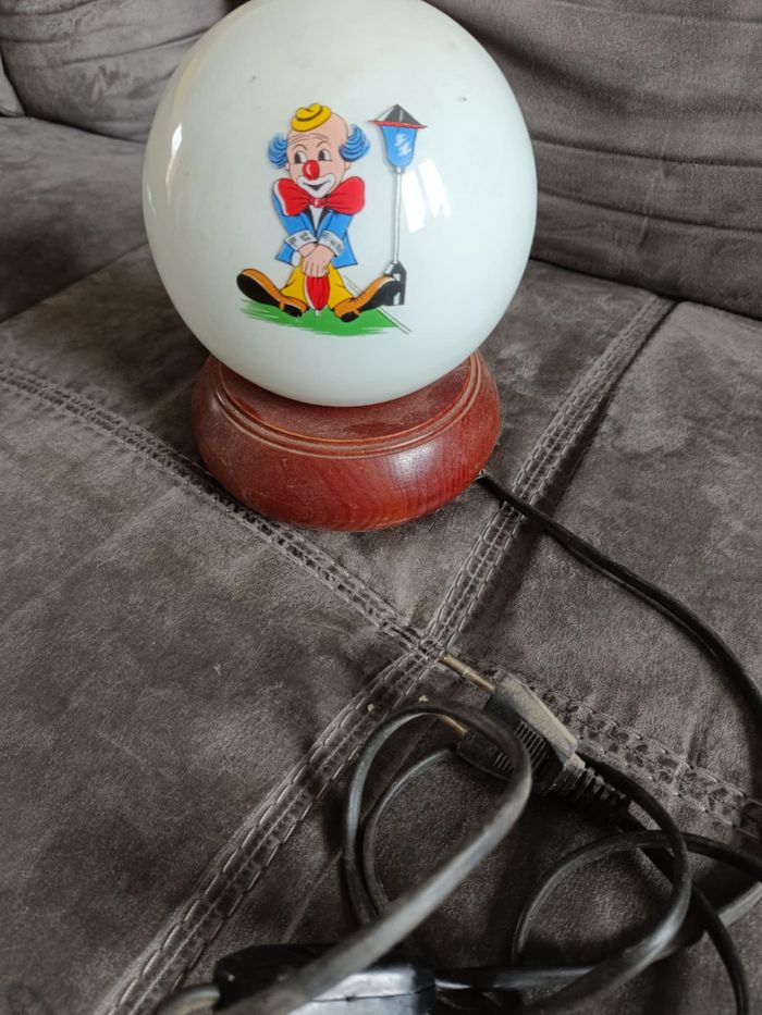 Vintage luminaire clown jongleur années 70 80 - photo numéro 2