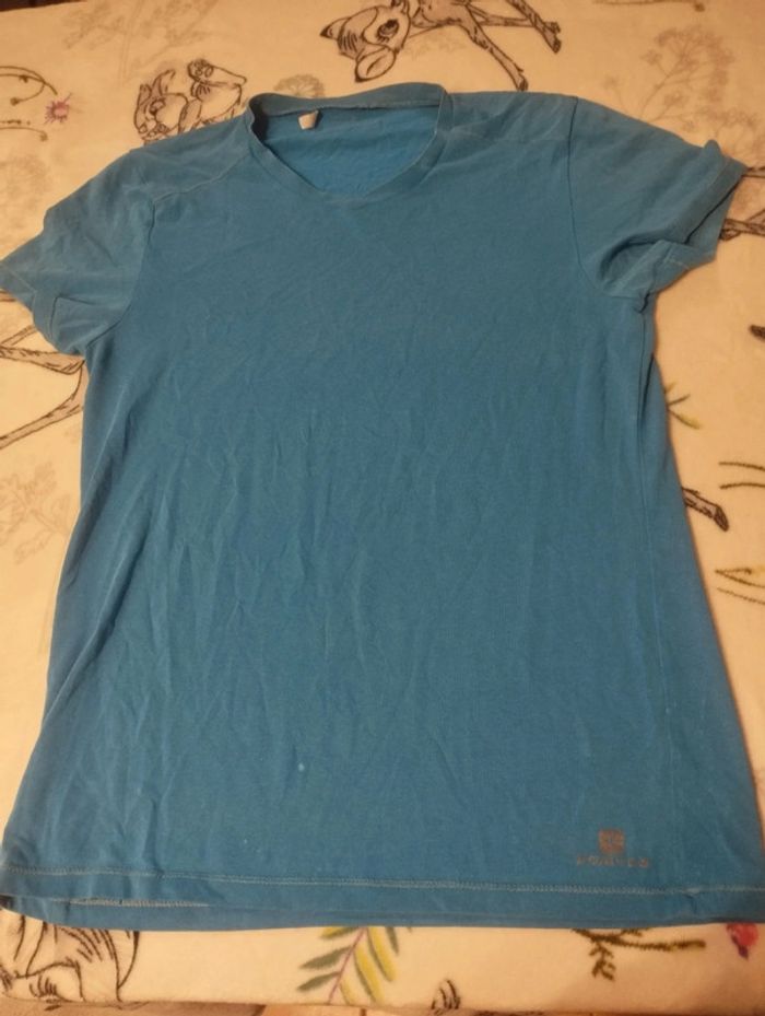T-shirt taille S Decathlon bleu