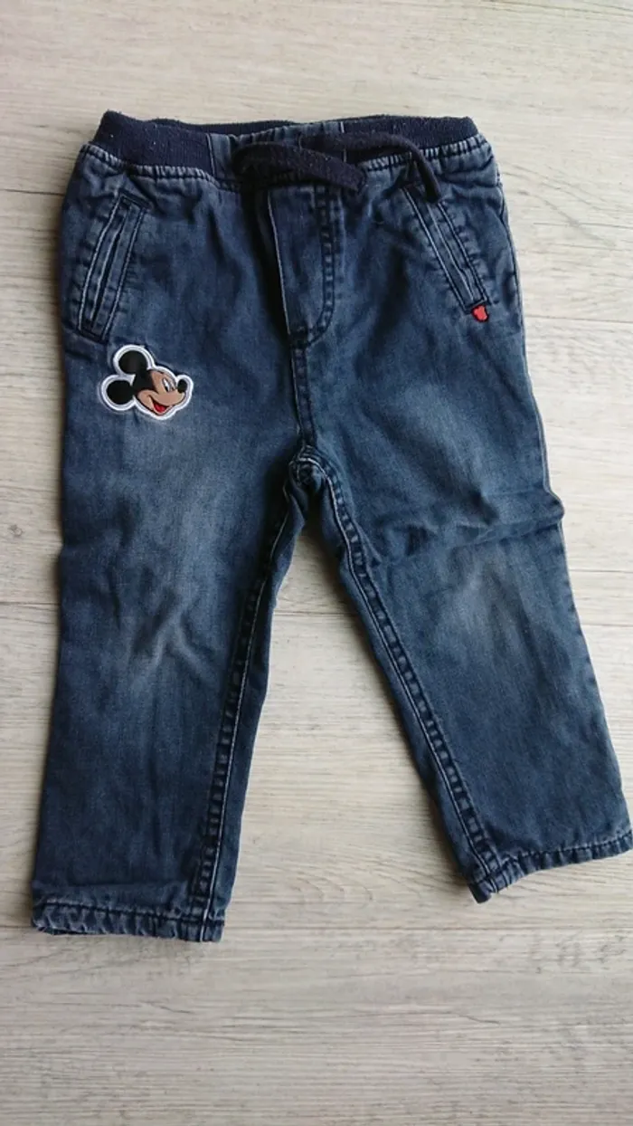 Style jean garçon 23 mois Mickey