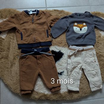 Lot ensemble garçon 3 mois