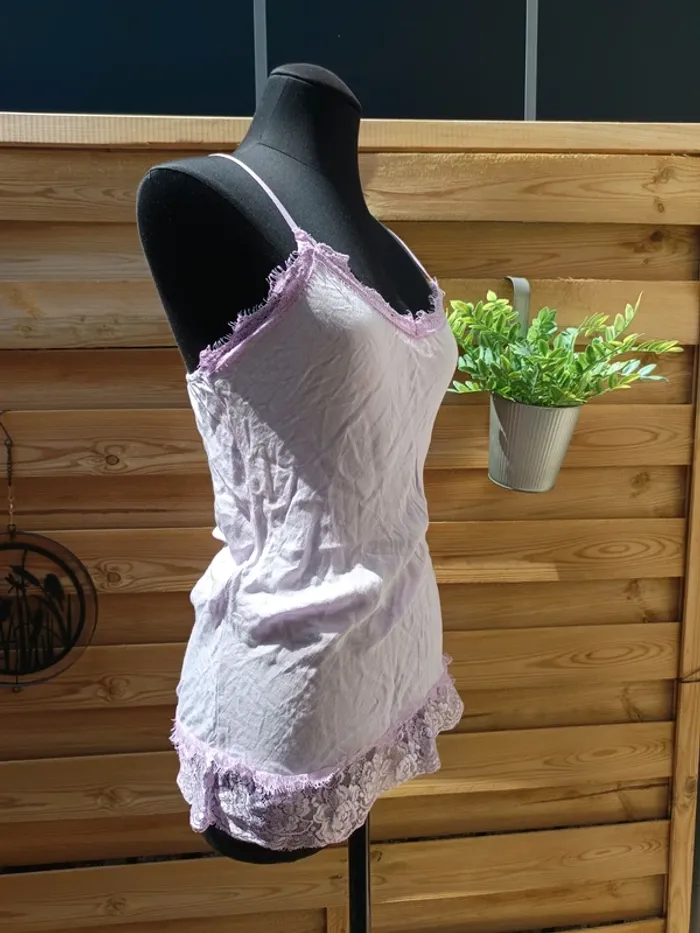Débardeur lila taille XS - photo numéro 4