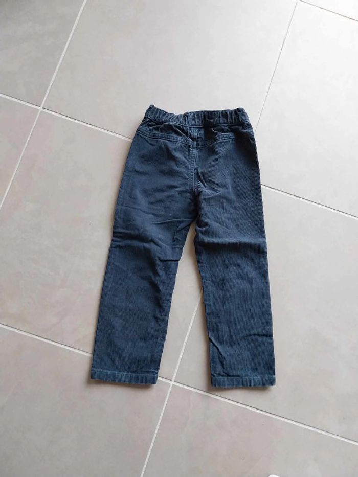 Pantalon velours bleu marine T4A - photo numéro 4