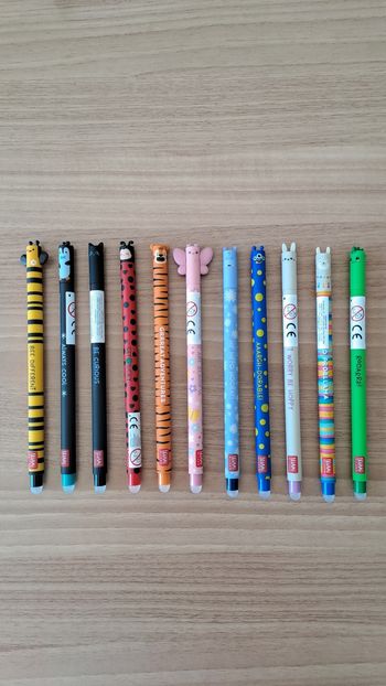 Lot stylos Legami encre effaçable 