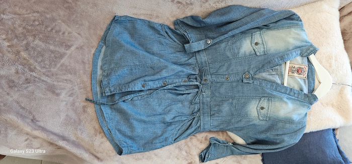 Chemise jean Bershka légère taille 36 - photo numéro 7