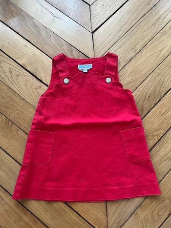 Robe rouge Jacadi 12mois