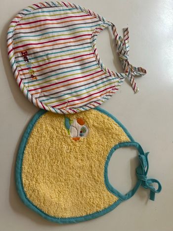 Lot de 2 bavoirs Berlingot 