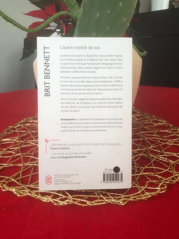 L’autre moitié de soi - Brit Bennett - photo numéro 2