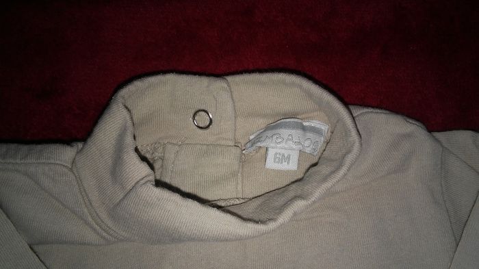 Sous pull beige 6 mois garçon Kimbaloo - photo numéro 2