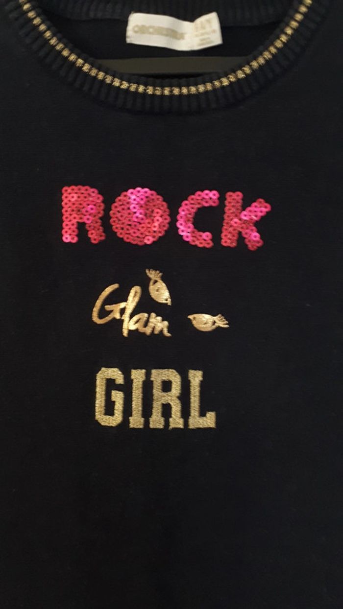 Robe hiver MC 6 ans a sequins et pailettes - photo numéro 3