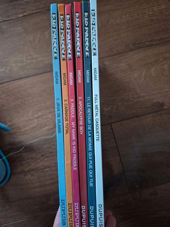 Lot  de 6  bandes dessinées Kid  Paddle