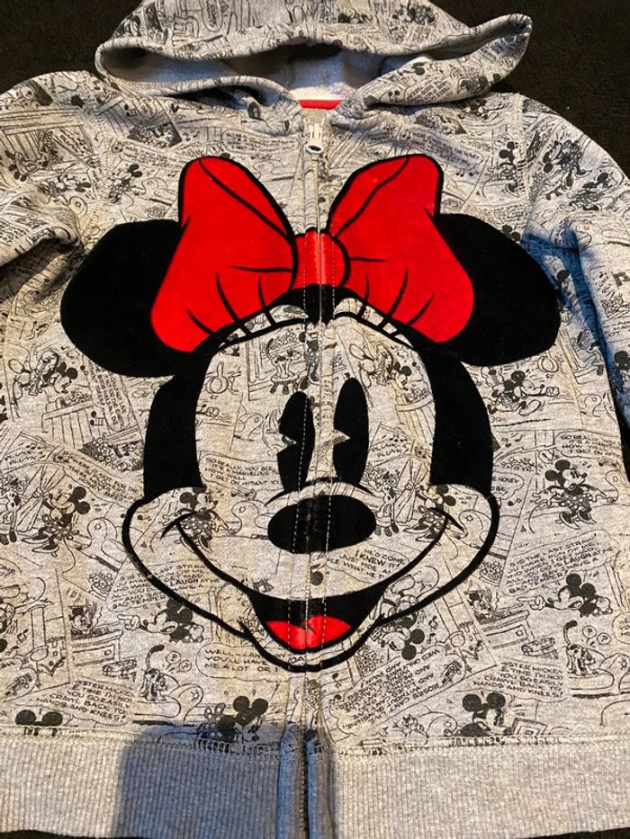 Gilet zippé Minnie 6 ans Disney - photo numéro 3