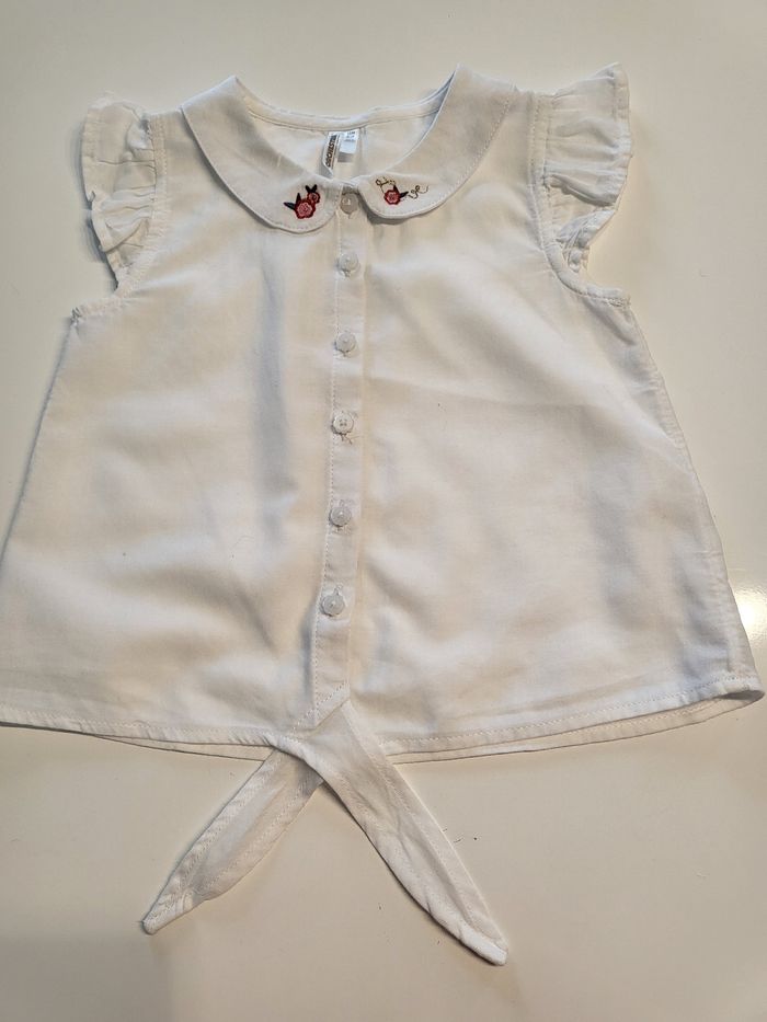 Ensemble neuf short chemise 18 mois Orchestra - photo numéro 4