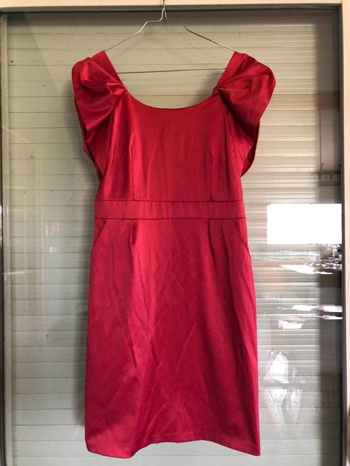 Robe de soirée naf naf rose fuschia