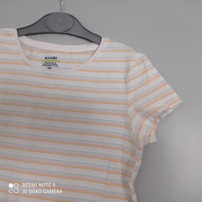 T-shirt à rayures 6ans - photo numéro 4