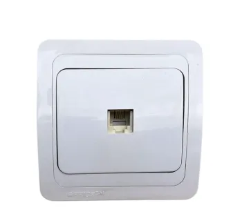 Prise Murale Téléphonique – Office Em – Blanc Neuf