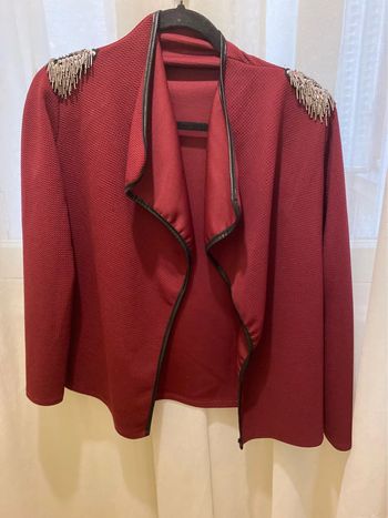 Veste bordeaux viscose taille unique