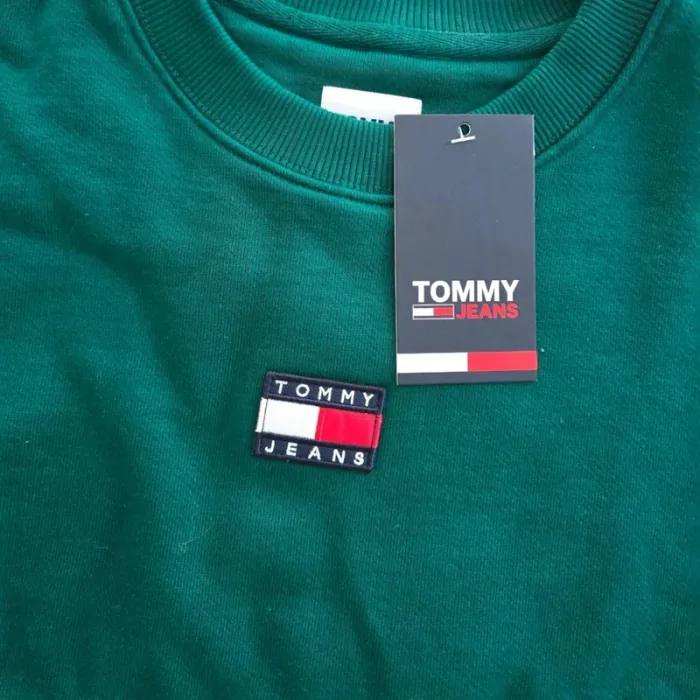 Sweat vert tommy jeans - photo numéro 2