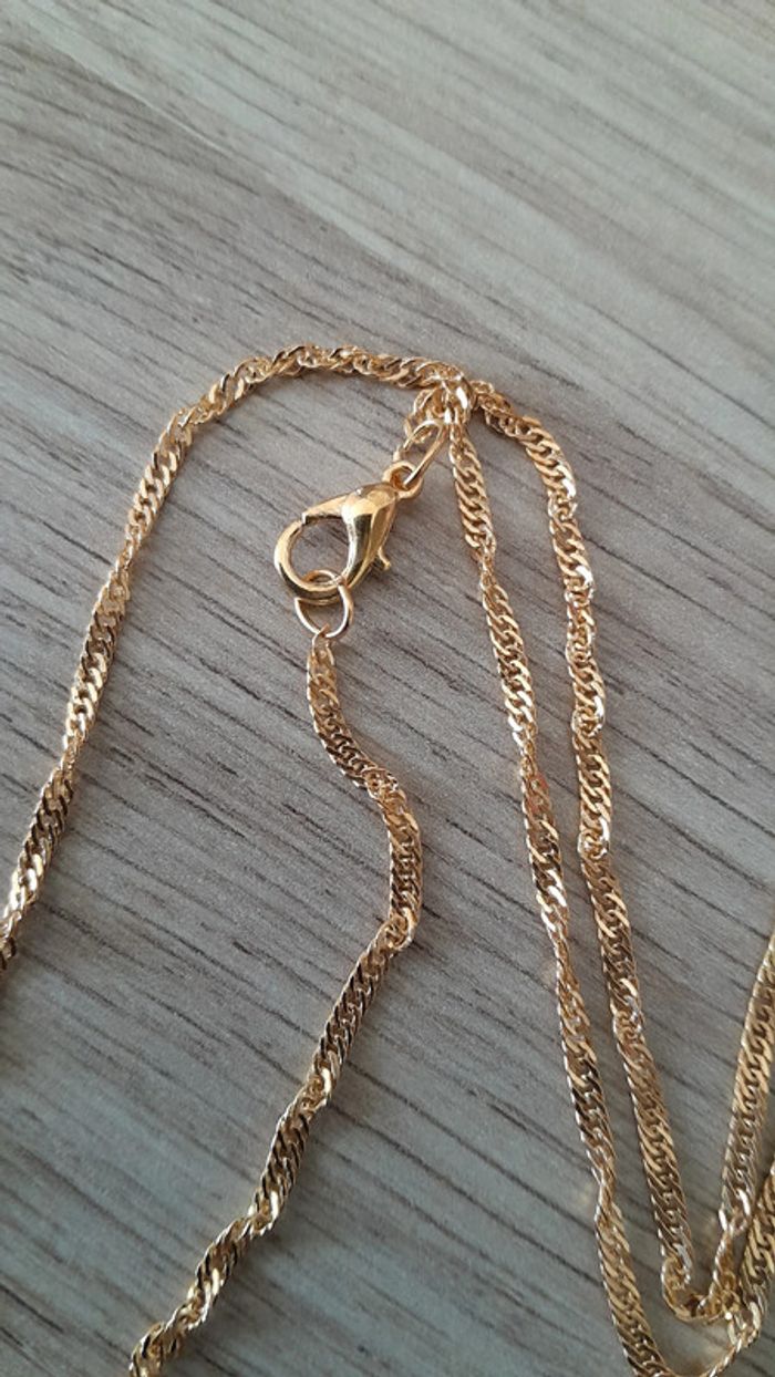 Collier doré, Albanie, aigle à 2 têtes - photo numéro 3