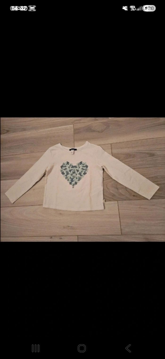 Lot 7 tshirts manches longues fille (4ans) - photo numéro 6