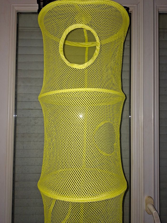 Rangement suspendu IKEA PS FÅNGST - 6 compartiments - Jaune Fluo - photo numéro 2