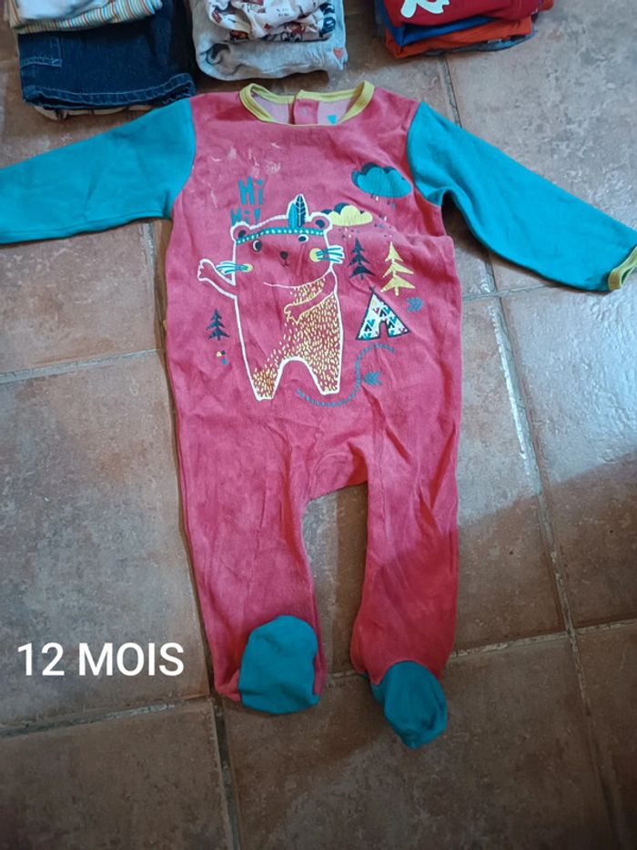 Pyjamas garçon 12 MOIS