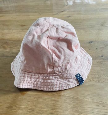 Chapeau de soleil rose pale T 48 cm