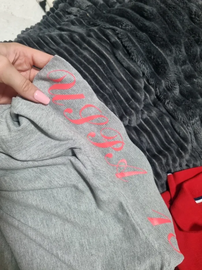 polo us polo assn gris chiné et rose fluo - photo numéro 8