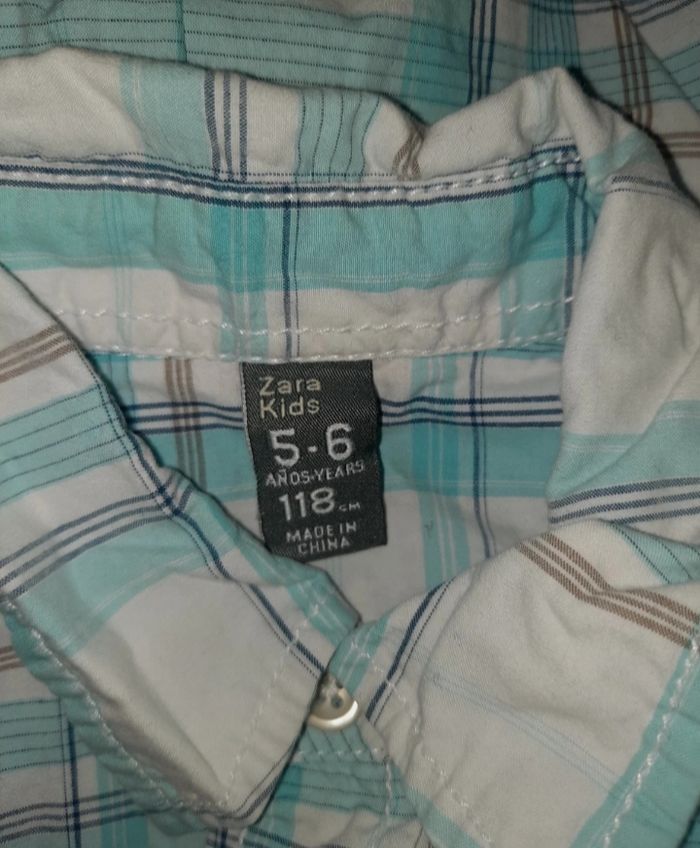 Chemise Zara kids taille 5/6 ans - photo numéro 2