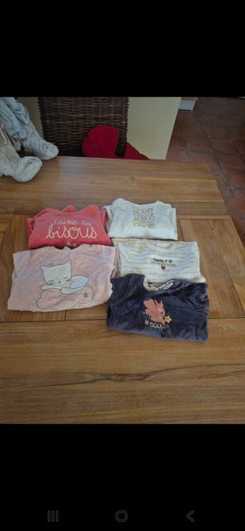 Lot pyjamas 3 mois