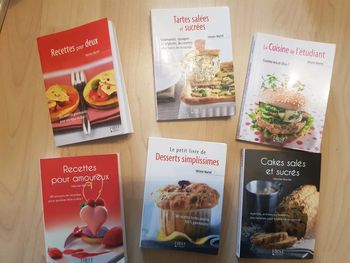 Lot 6 petits livres de recettes éditions first