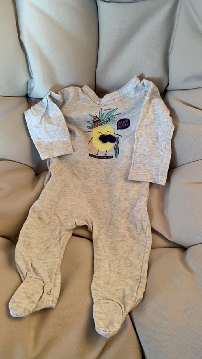 Pyjama 68 cm garcon 6 mois