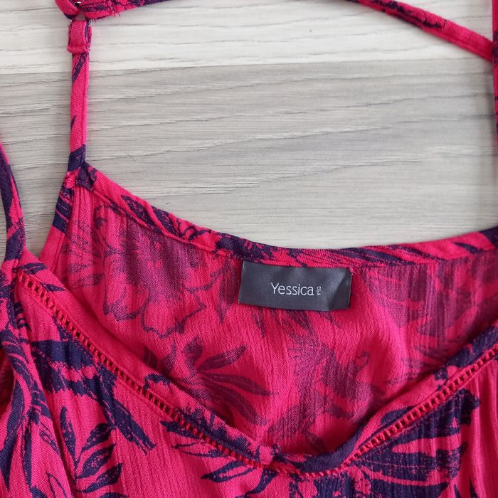 Robe imprimé à bretelles C&A taille 38 - photo numéro 2