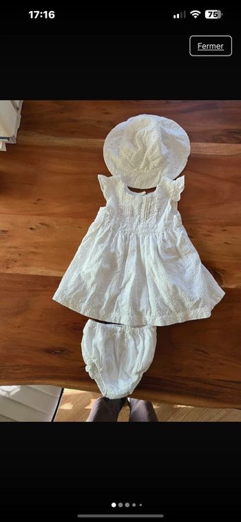 Robe de cérémonie sergent major 12 mois