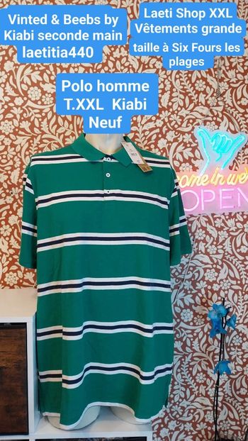 Polo homme T.XXL Kiabi