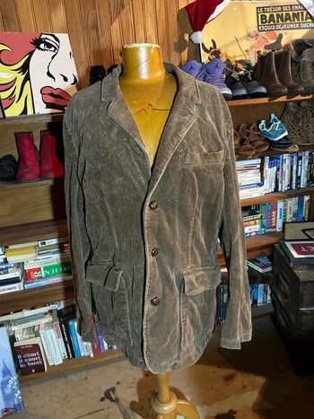 Veste hommes Burton 54 velours, côtelé