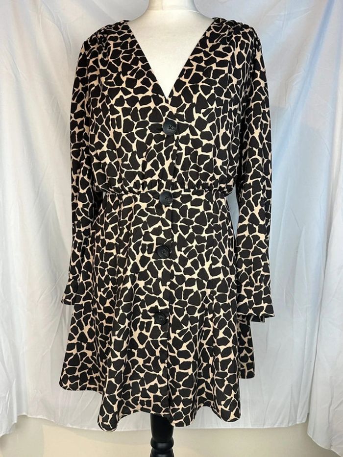Robe léopard girafe - Zara