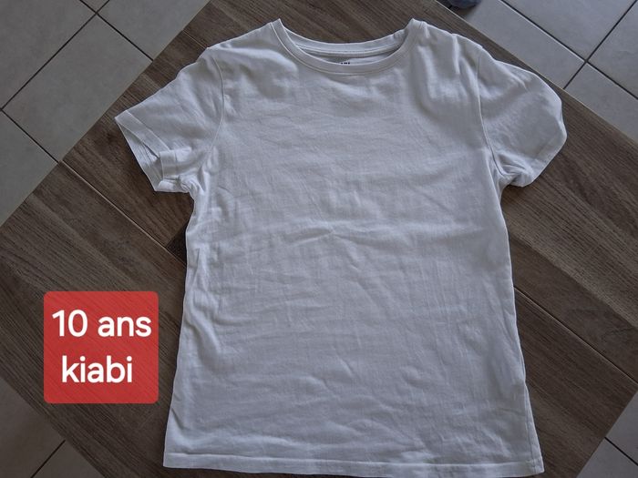 Tee shirt manches courtes 10 ans kiabi