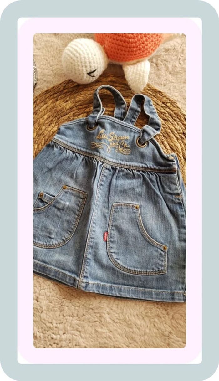 Robe jean 6 mois - photo numéro 3