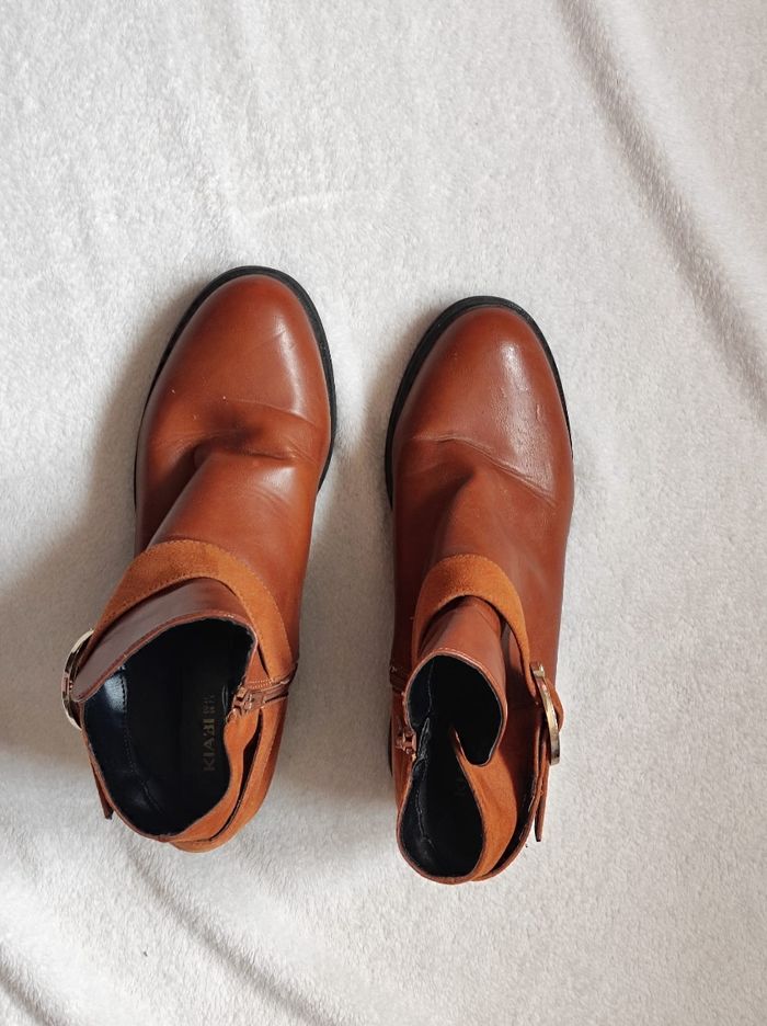 Bottines couleur camel taille 41 - photo numéro 7