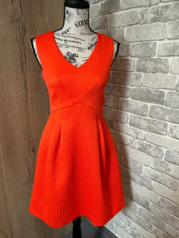 Robe orange taille XS