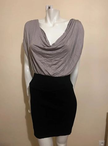 🌻 Robe beige & noire chic 🌻