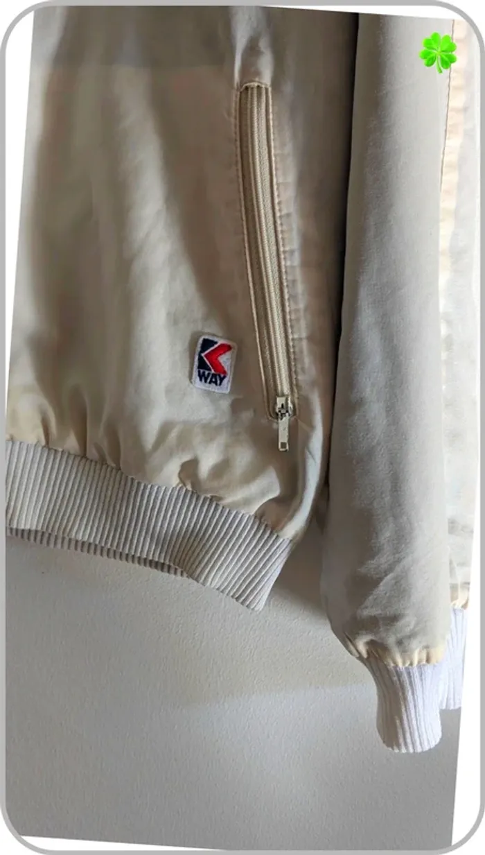 Petite veste homme K way vintage  L - photo numéro 6