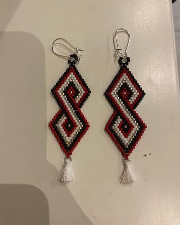 Boucle d’oreille perles de miyuki