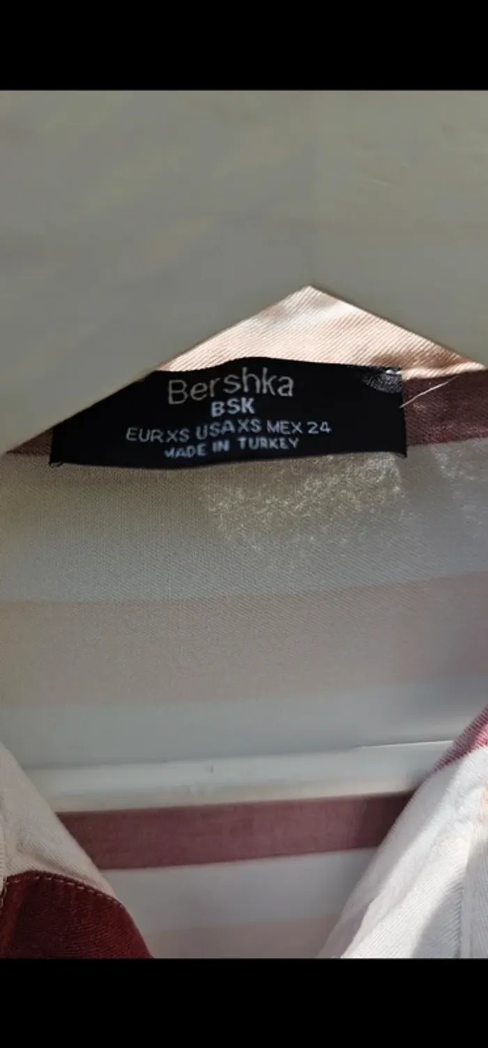 Chemisier à rayure bershka - photo numéro 4
