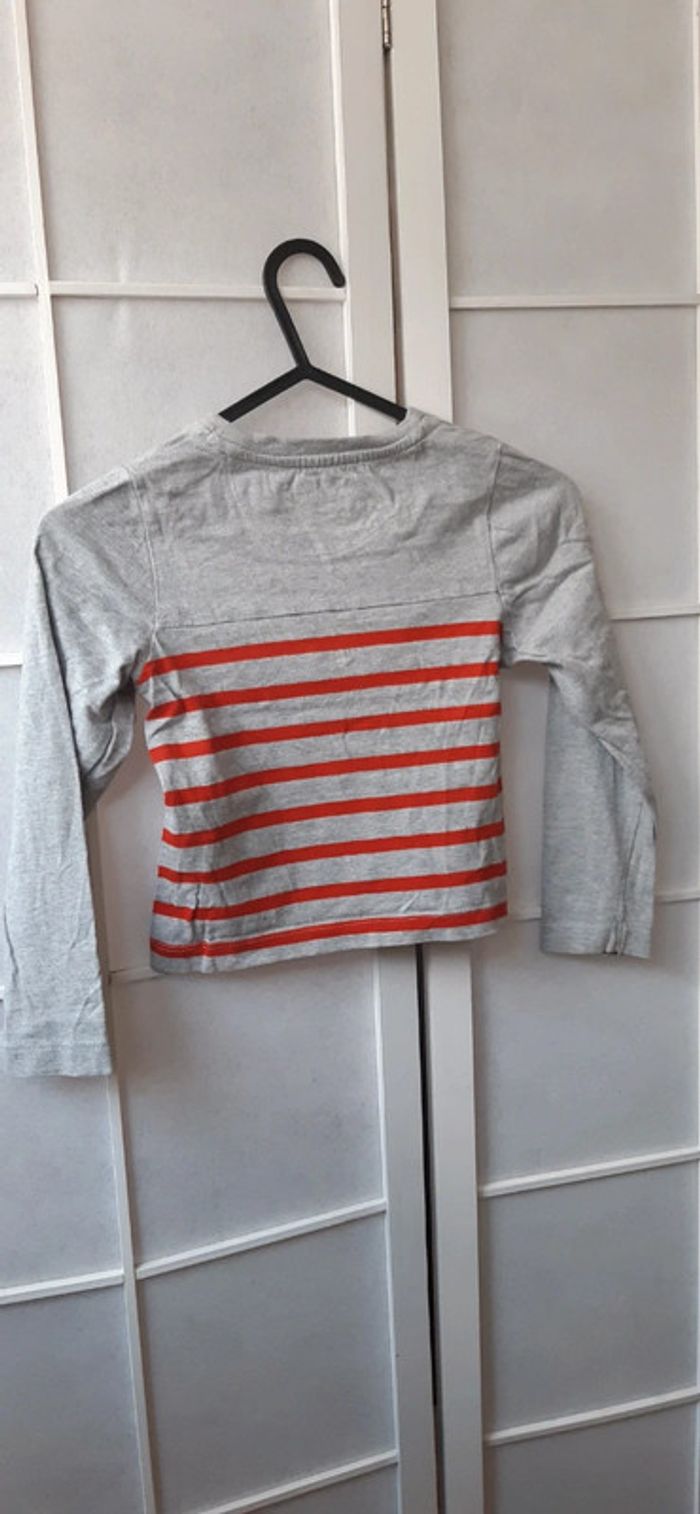 Tee-shirt manches longues 5ans 110cm - photo numéro 2
