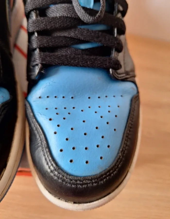Baskets Nike Air low 1 noires et bleues 40 - photo numéro 6