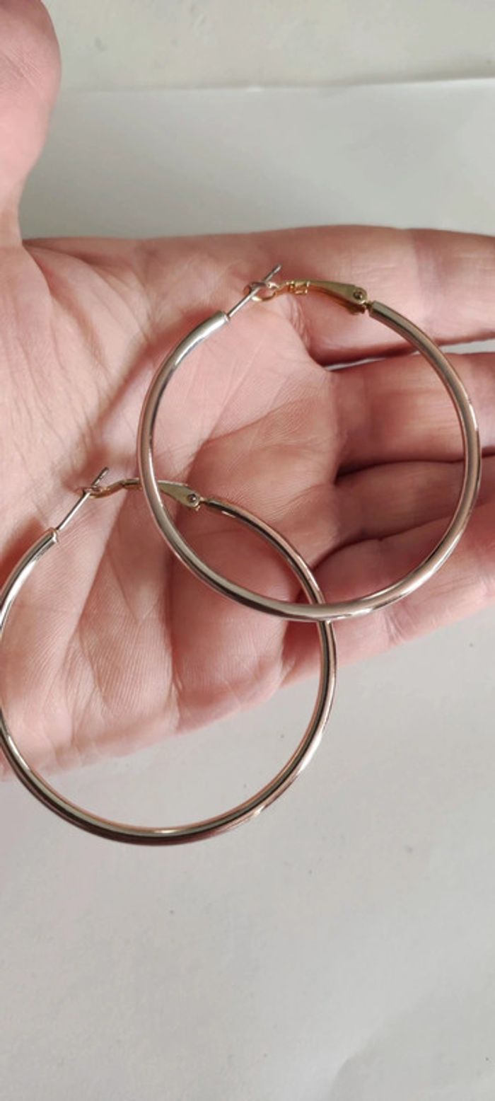 Créoles diamètre 5 cm - photo numéro 4