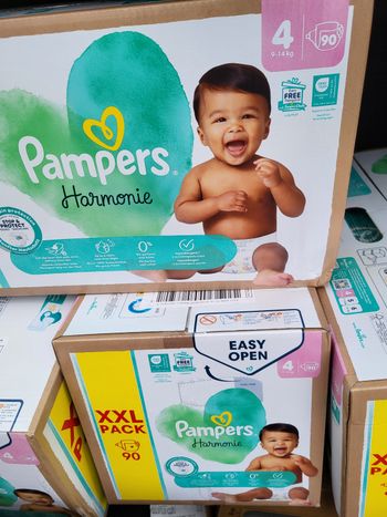 2 pampersharmonie taille 4 pack xxl